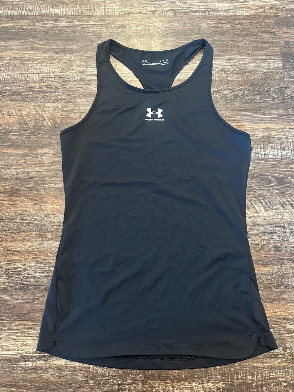 Under Armour heatgear compression Black Racerback Performance Tanks